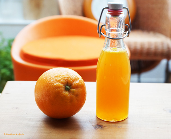 Orangensirup einfach selber machen