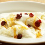 Frozen Yogurt Banane Karamell – ohne Eismaschine