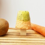 Veganes Eis am Stiel: Kiwi-Möhre mit Ahornsirup