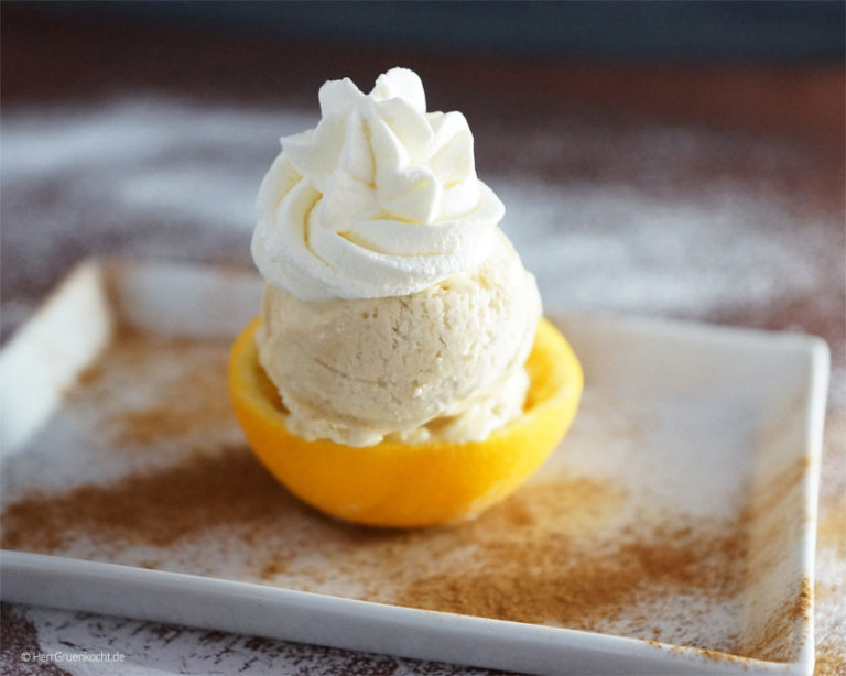 Orangen-Zimt-Parfait