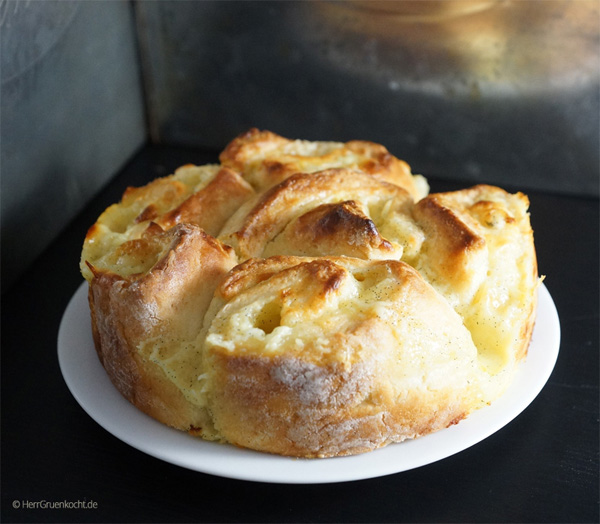 Quark-Vanillepudding-Kuchen