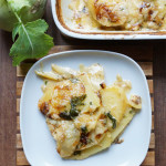 Kartoffel-Kohlrabi-Gratin