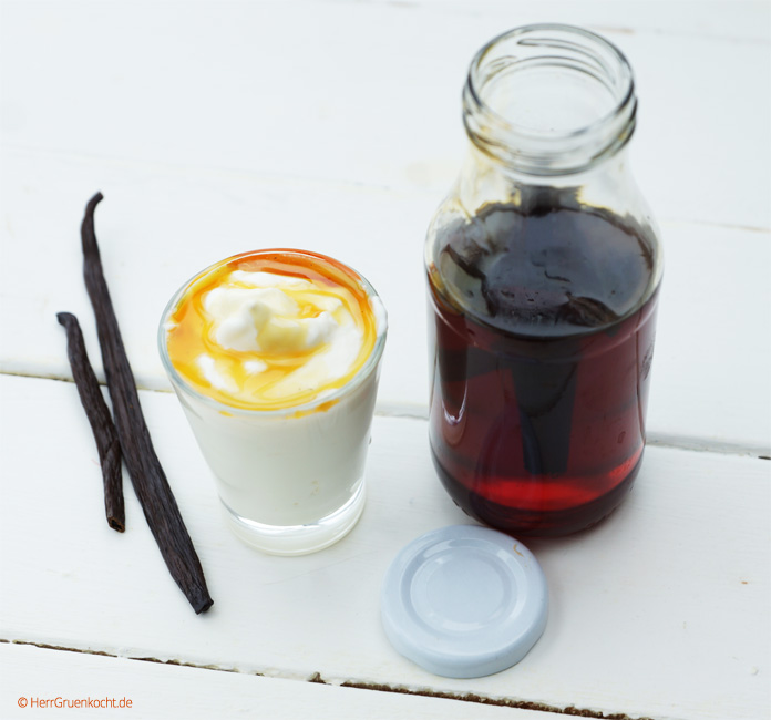 Karamell-Vanille-Sirup ganz einfach selber machen | Herr Grün Kocht