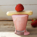 FrozenYogurt Erdbeershake mit Vanillemark