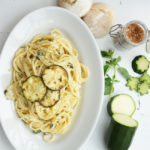 Spaghetti Carbonara mit Hickory-Zucchini