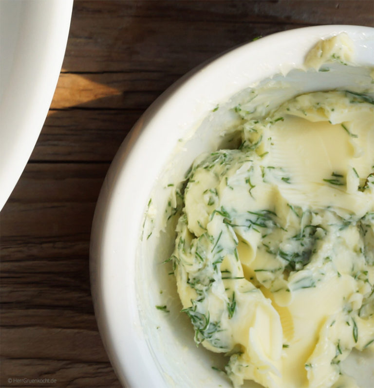 DillButter ganz einfach selber machen Herr Grün Kocht