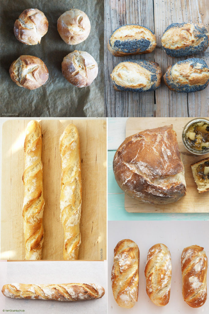 Brot und Brötchen von Herrn Grün – ganz einfach selber backen