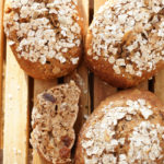 Quark-Müsli-Brötchen mit Vollkorn-Dinkelmehl gebacken – schnell und einfach