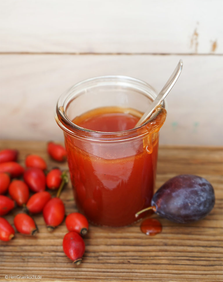 Hagebuttenmarmelade selber machen