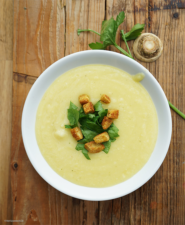 Petersilienwurzelsuppe Mit Kartoffeln - Rezepte Suchen