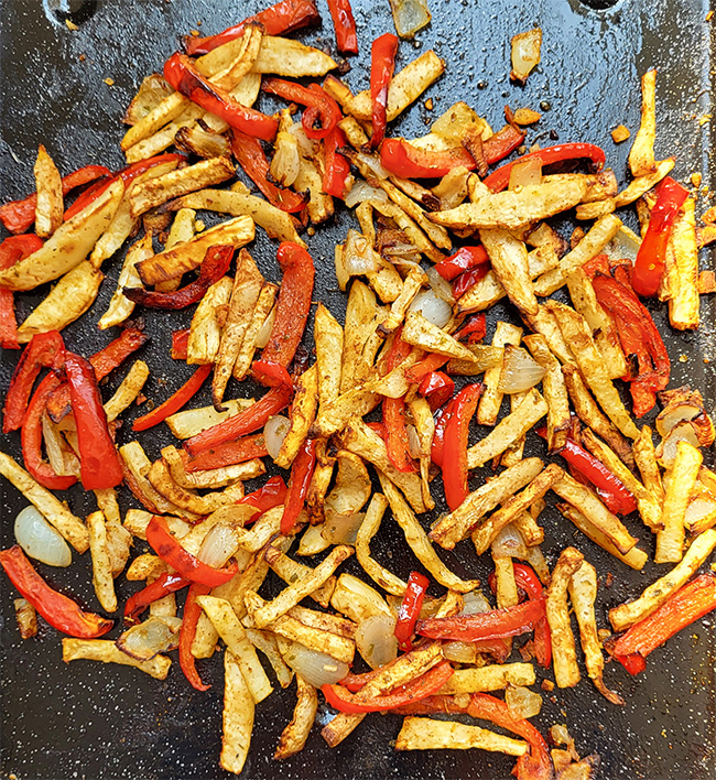Veganes Gyros aus dem Ofen