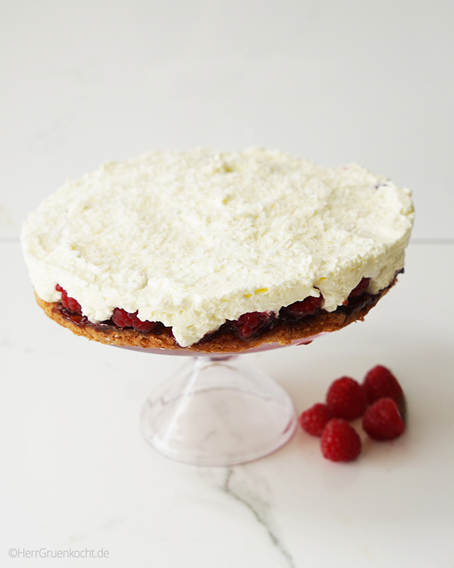 Himbeer-Torte mit Kokos - von Herr Grün kocht